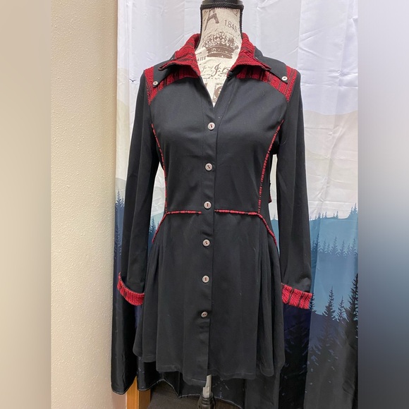 DZhavael Couture Tunic top sz Sm - Picture 1 of 5